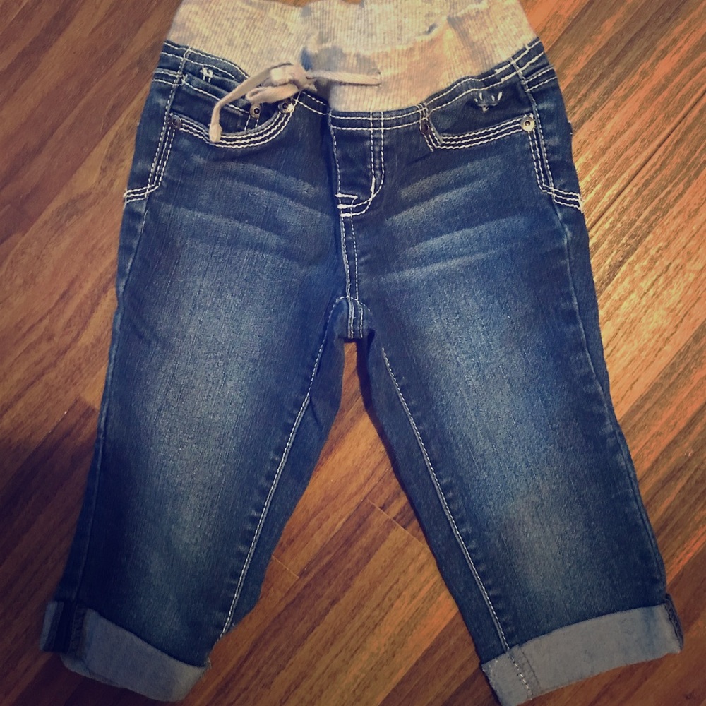 Justice girls crops size 5